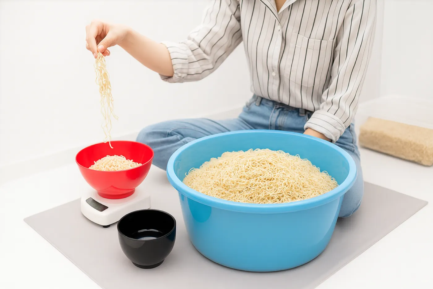 Presisi produksi mie basah
